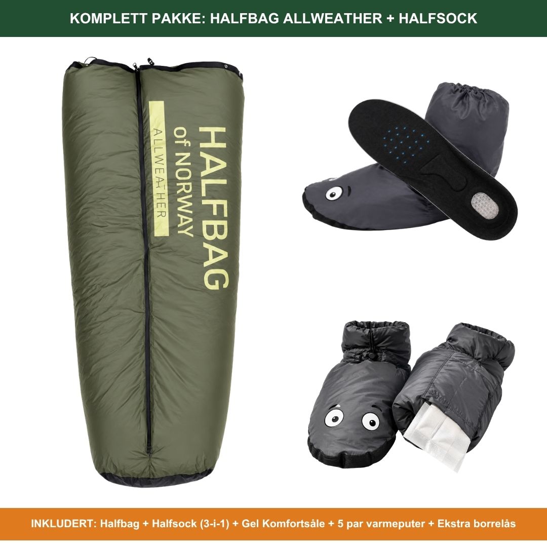 Halfbag Allweather + Halfsock – pakke