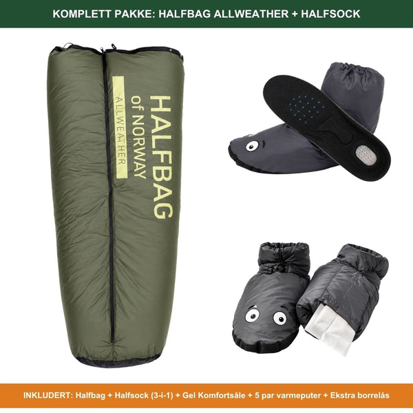 Halfbag Allweather + Halfsock – pakke