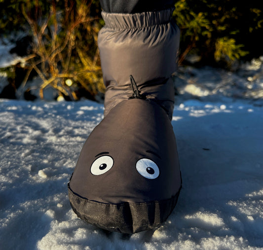 Halfsock - 2 i 1  Dunvott og Duntøffel